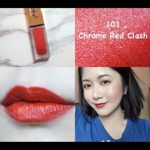 ysl 101 chrome red clash